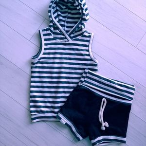 Simple Sawyer Hoodie & shorts set